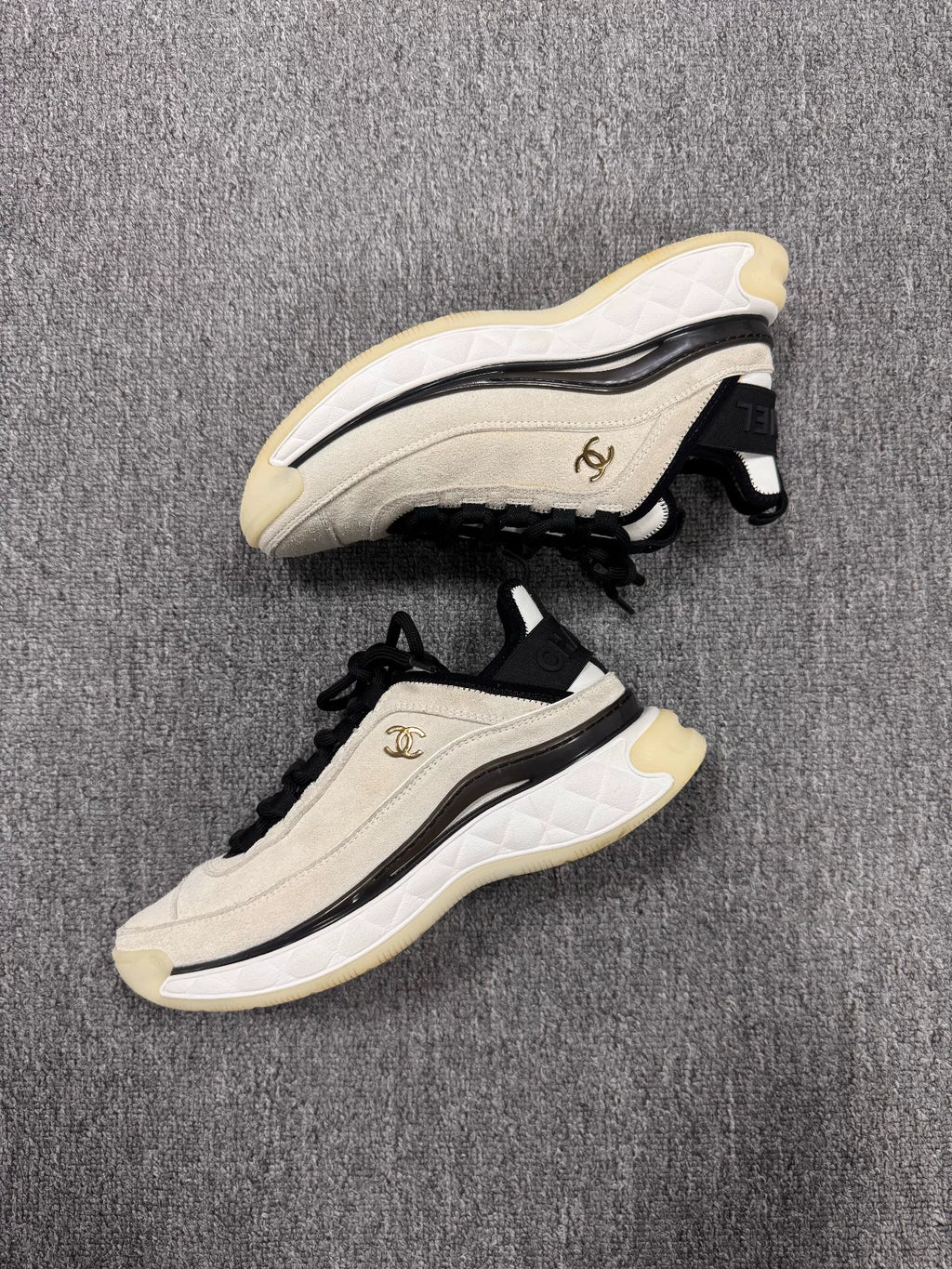 Chanel Black & White Sneakers