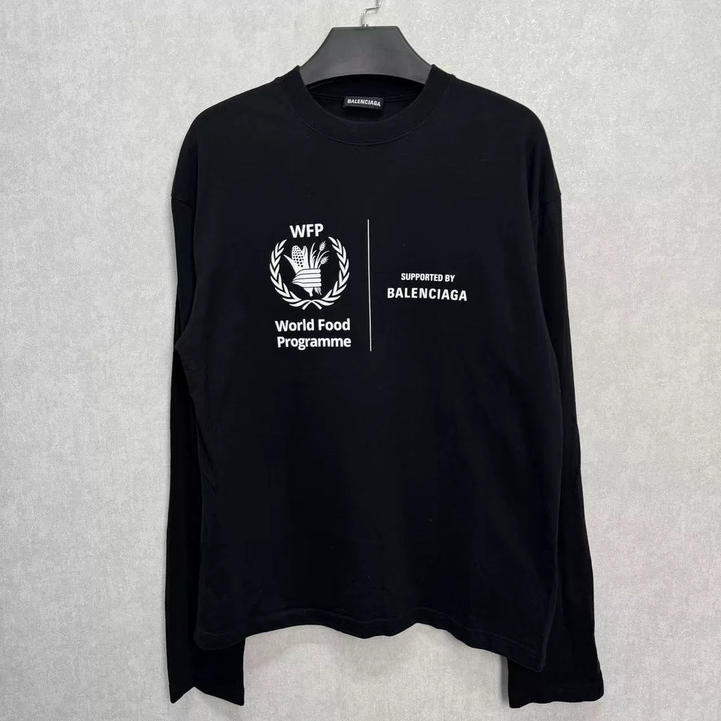 Balenciaga X Wfp Print Crewneck Sweatshirt - Devines