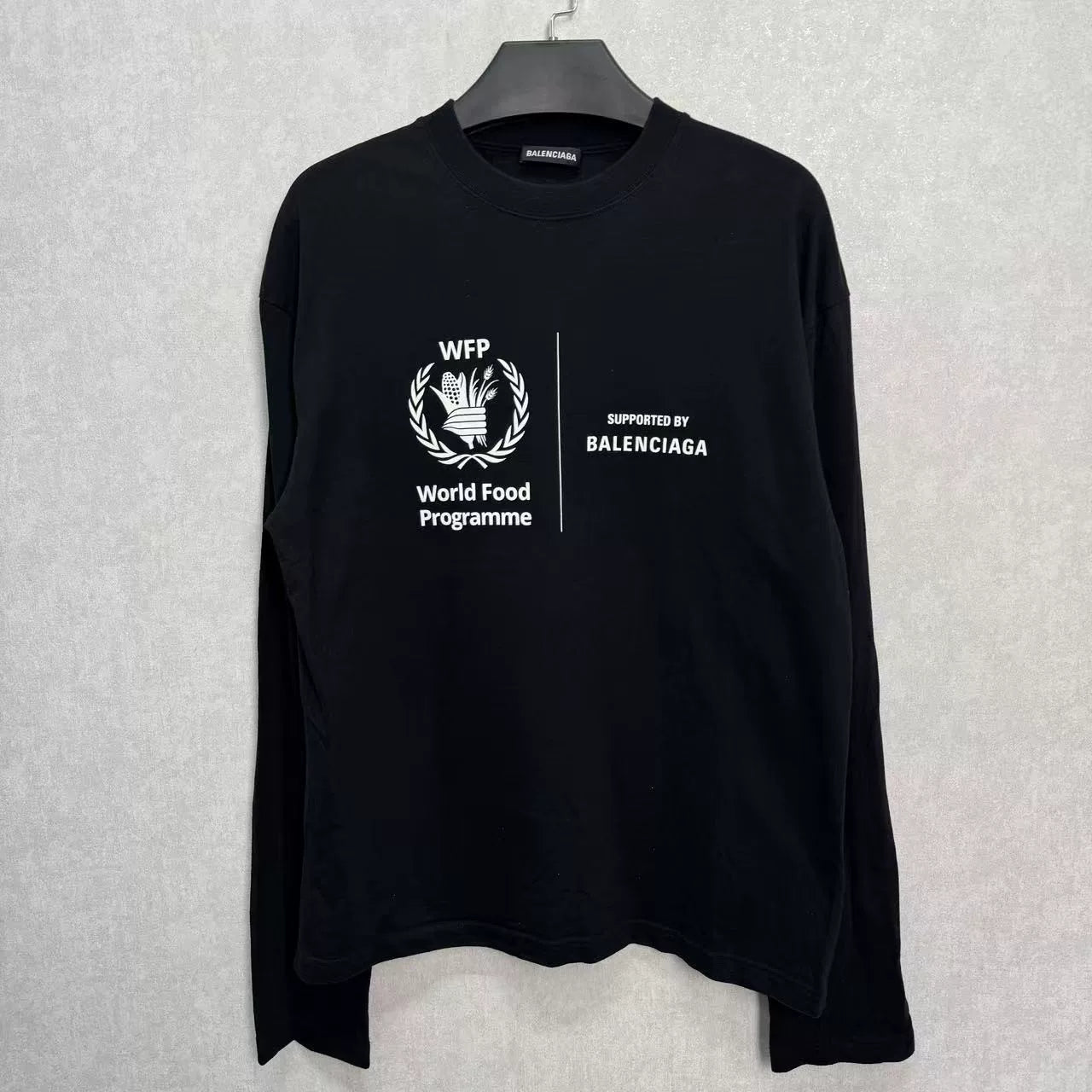 Balenciaga X Wfp Print Crewneck Sweatshirt - Devines