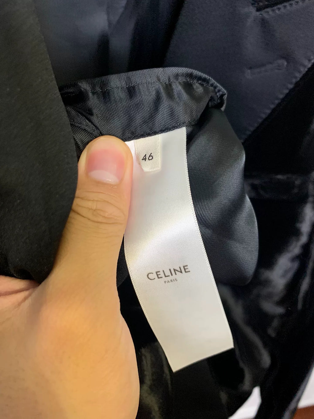 Celine 19FW Velvet Tuxedo Jacket