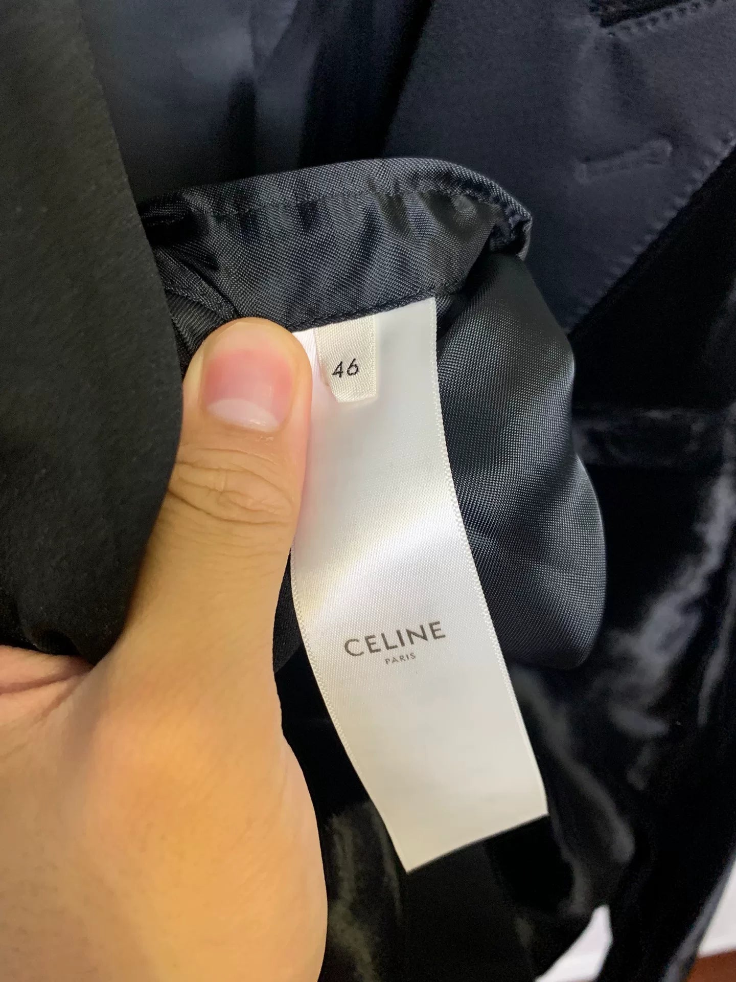 Celine 19FW Velvet Tuxedo Jacket