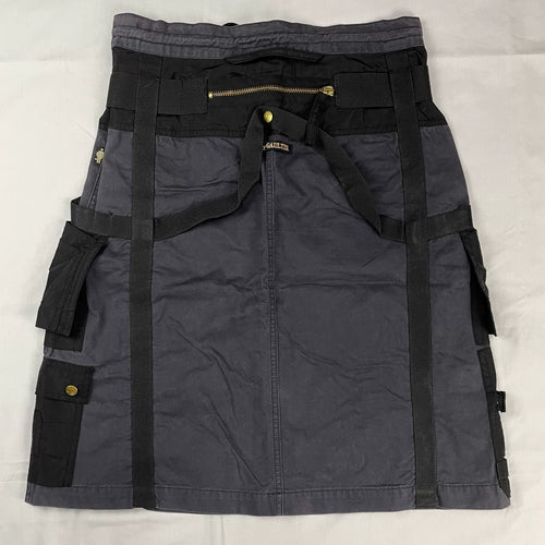 2003 Fall/Winter Jean Paul Gaultier Laced Multi-Pocket Cargo Parachute Skirt