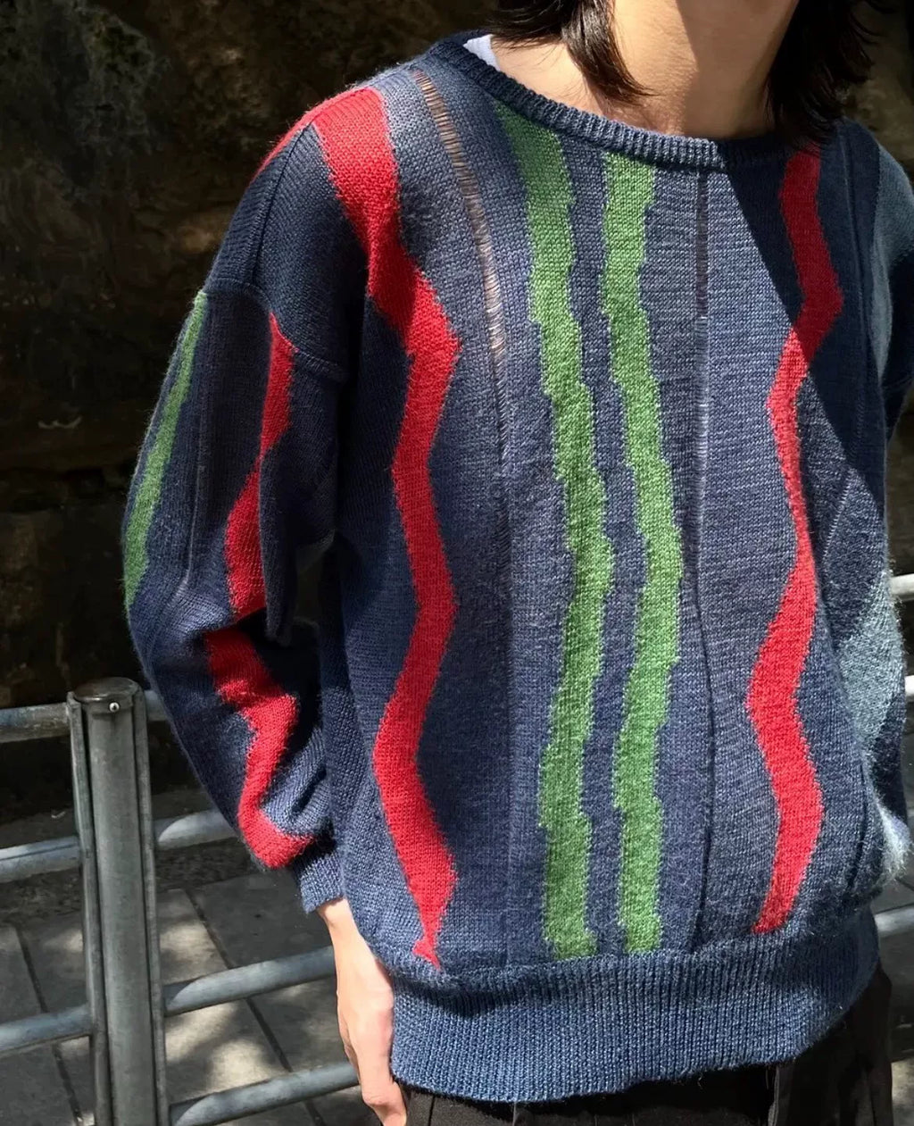 Issey Miyake 1970s Linen Knit Top