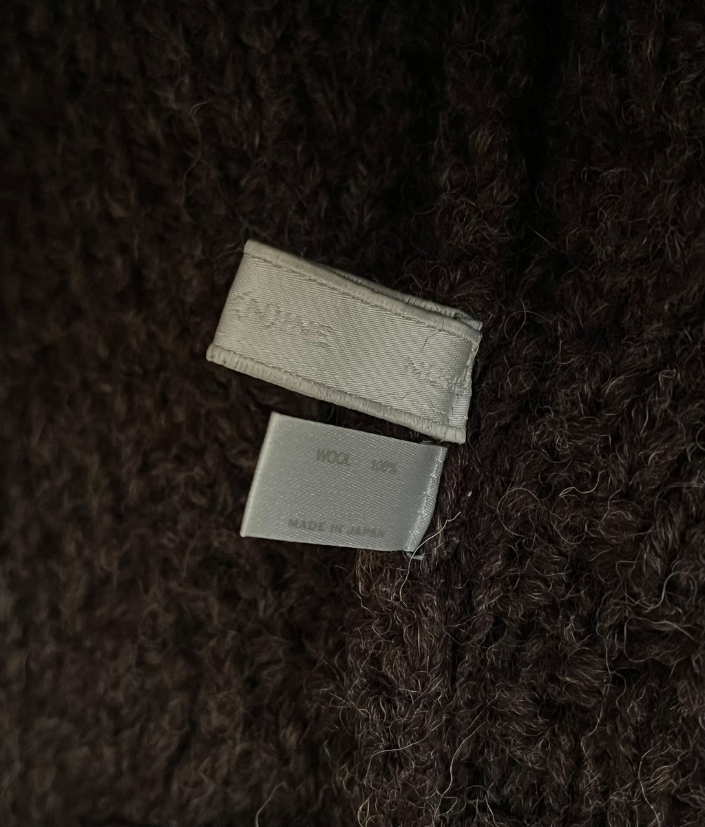Number (N)ine Number Nine 02AW Brown Scarf