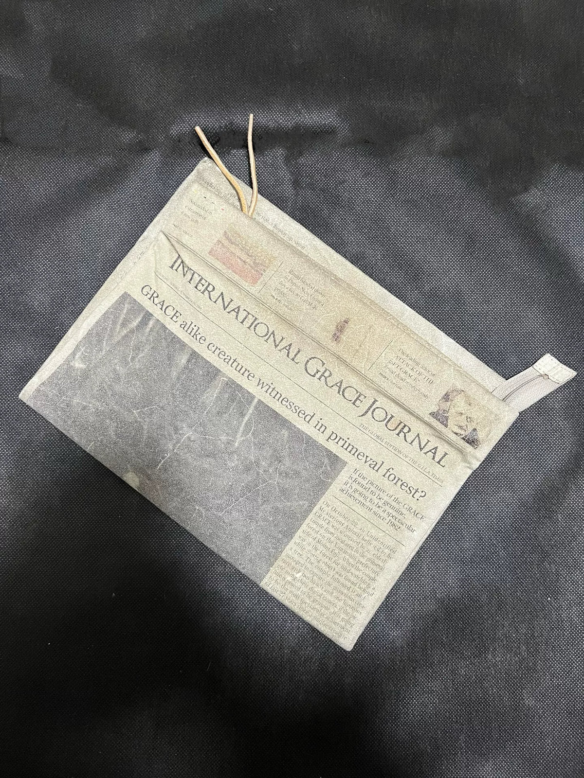 Undercover Takahiro Minagawa Grace Newspaper Leather Bag