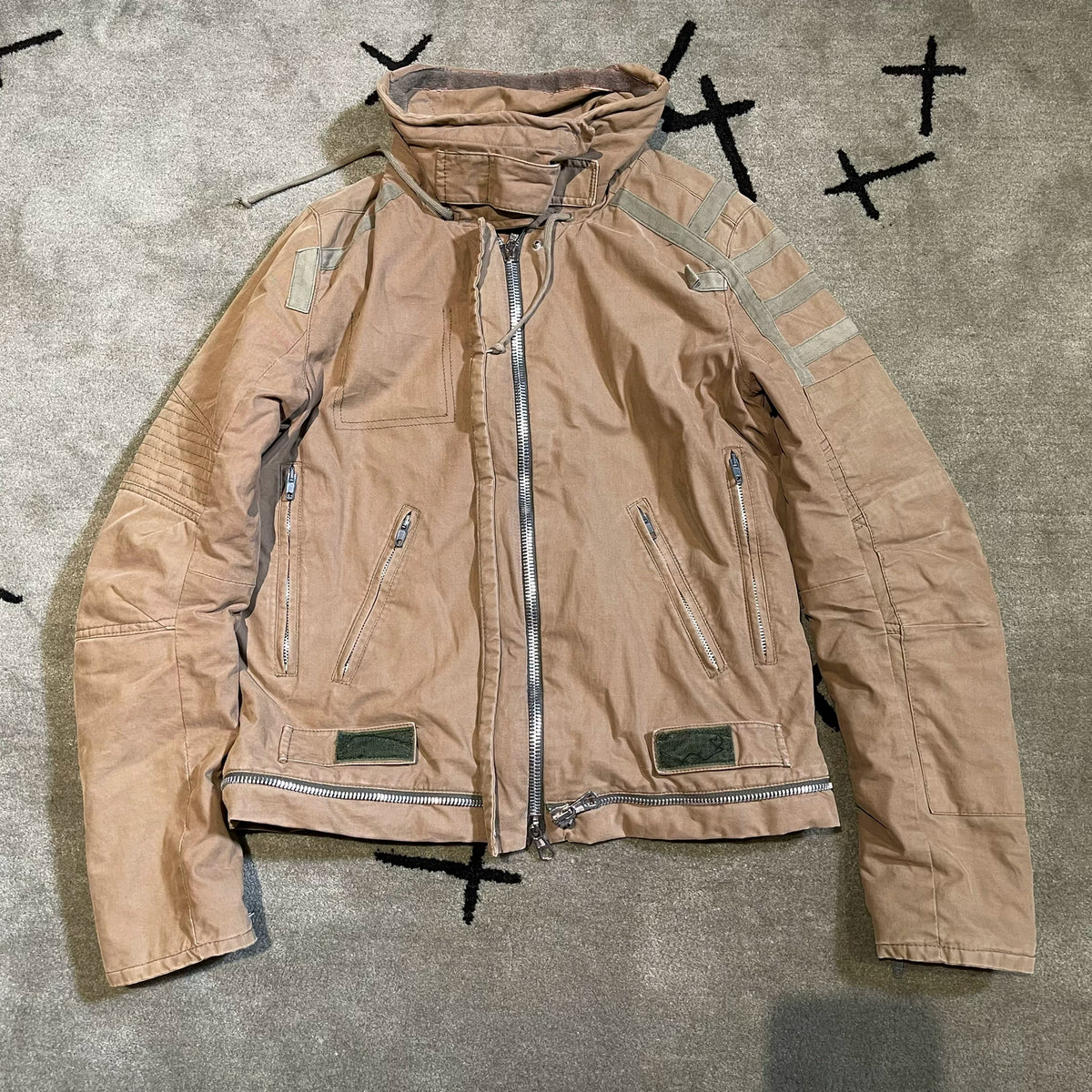 Helmut Lang AW99 Astro biker moleskin jacket
