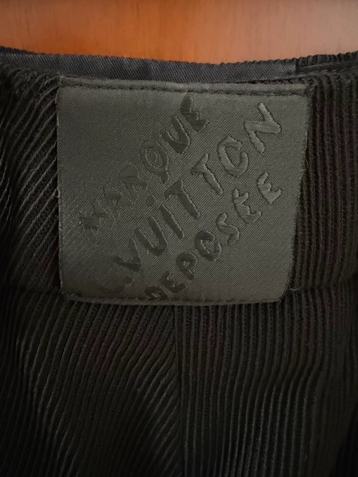 Louis Vuitton Black Micro-Flare Trousers
