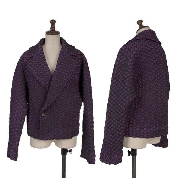 Issey Miyake Vintage Purple Pleated Top