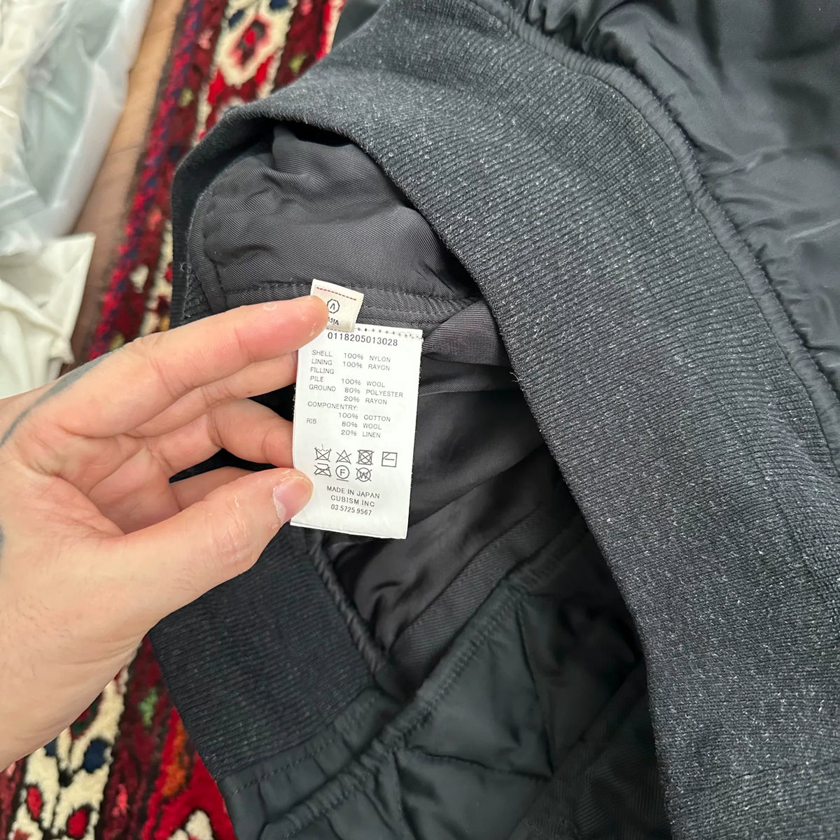 visvim 18AW MA1 JKT Mud-Dyed Jacket