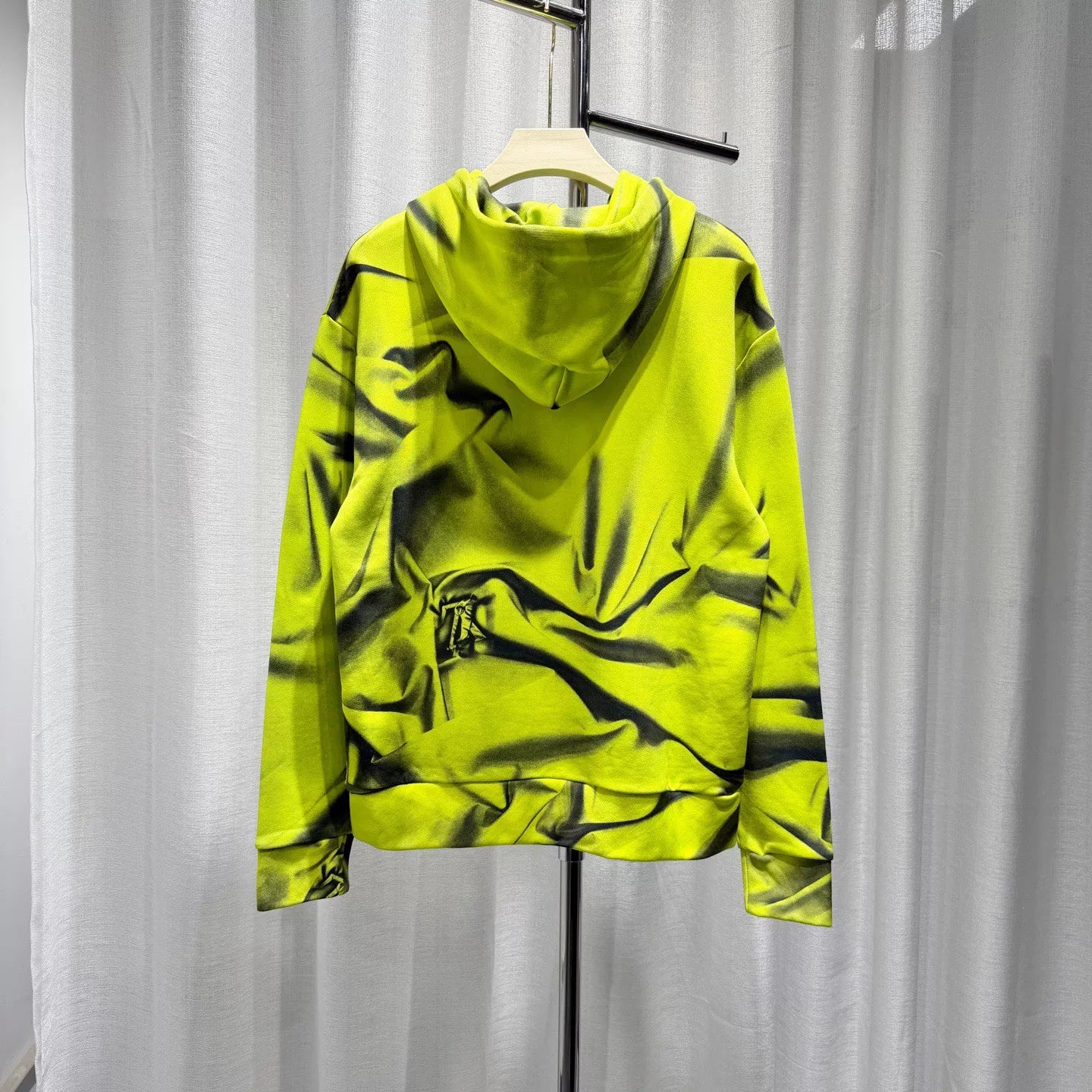 Louis Vuitton Hooded Cotton Green Hoodie
