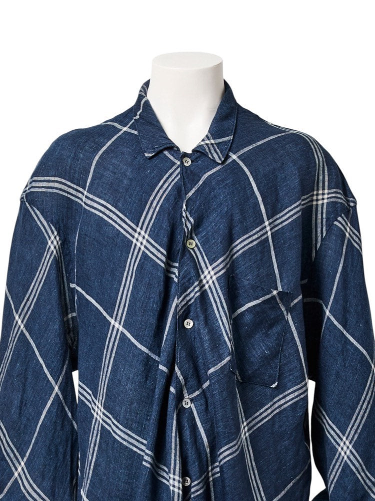 Yohji Yamamoto SS86 Striped Linen Shirt