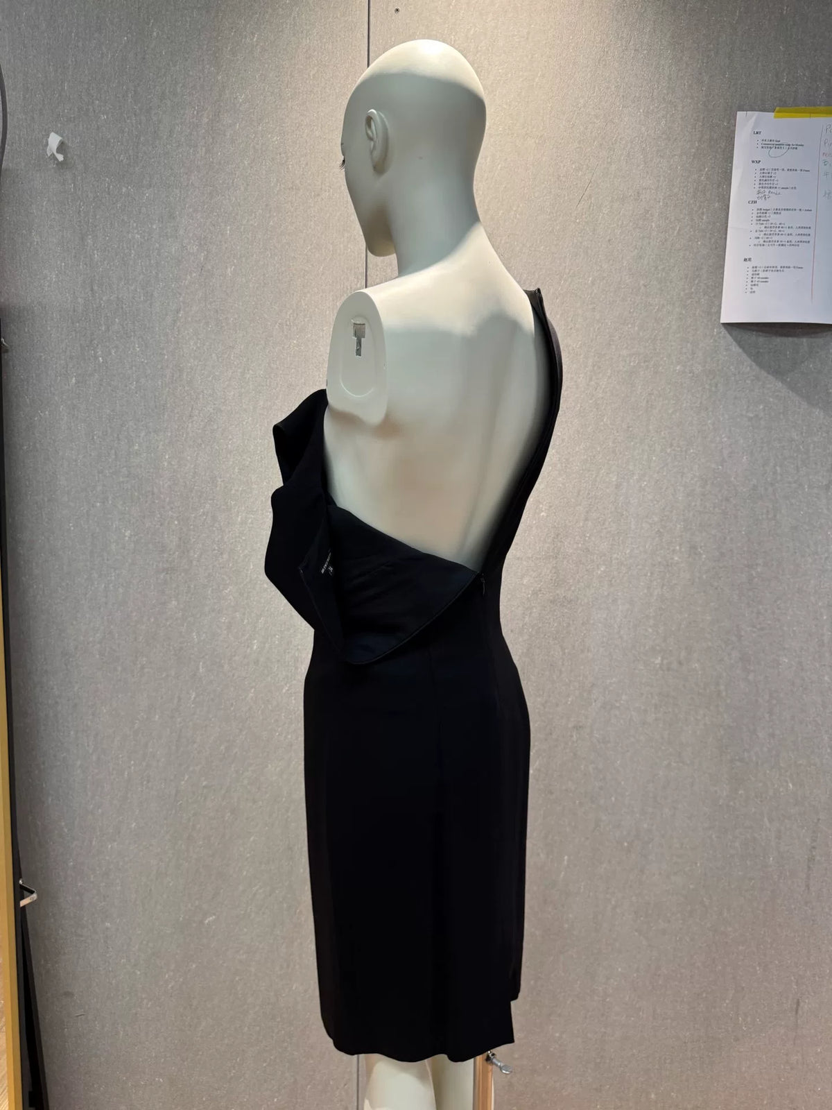 Ann Demeulemeester Wool Sheath Dress