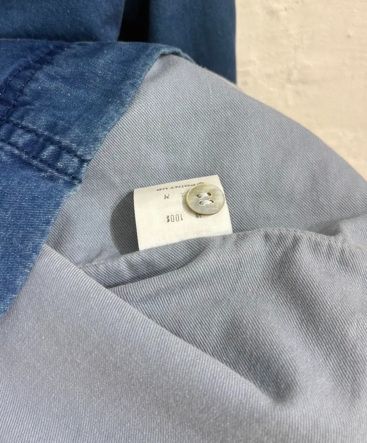Issey Miyake 1990s Chinese Button Denim Jacket