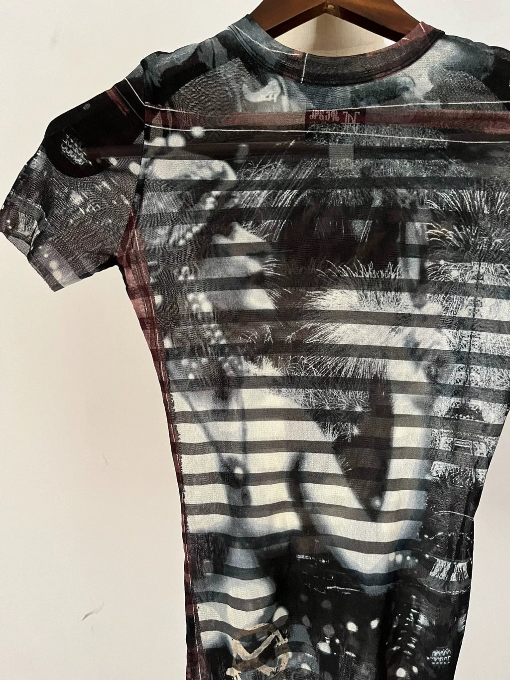 Jean Paul Gaultier Mesh Portrait Top