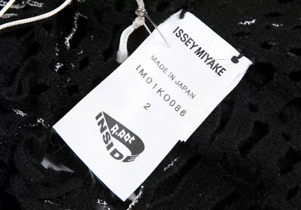Issey Miyake Vintage Black Pleated Top