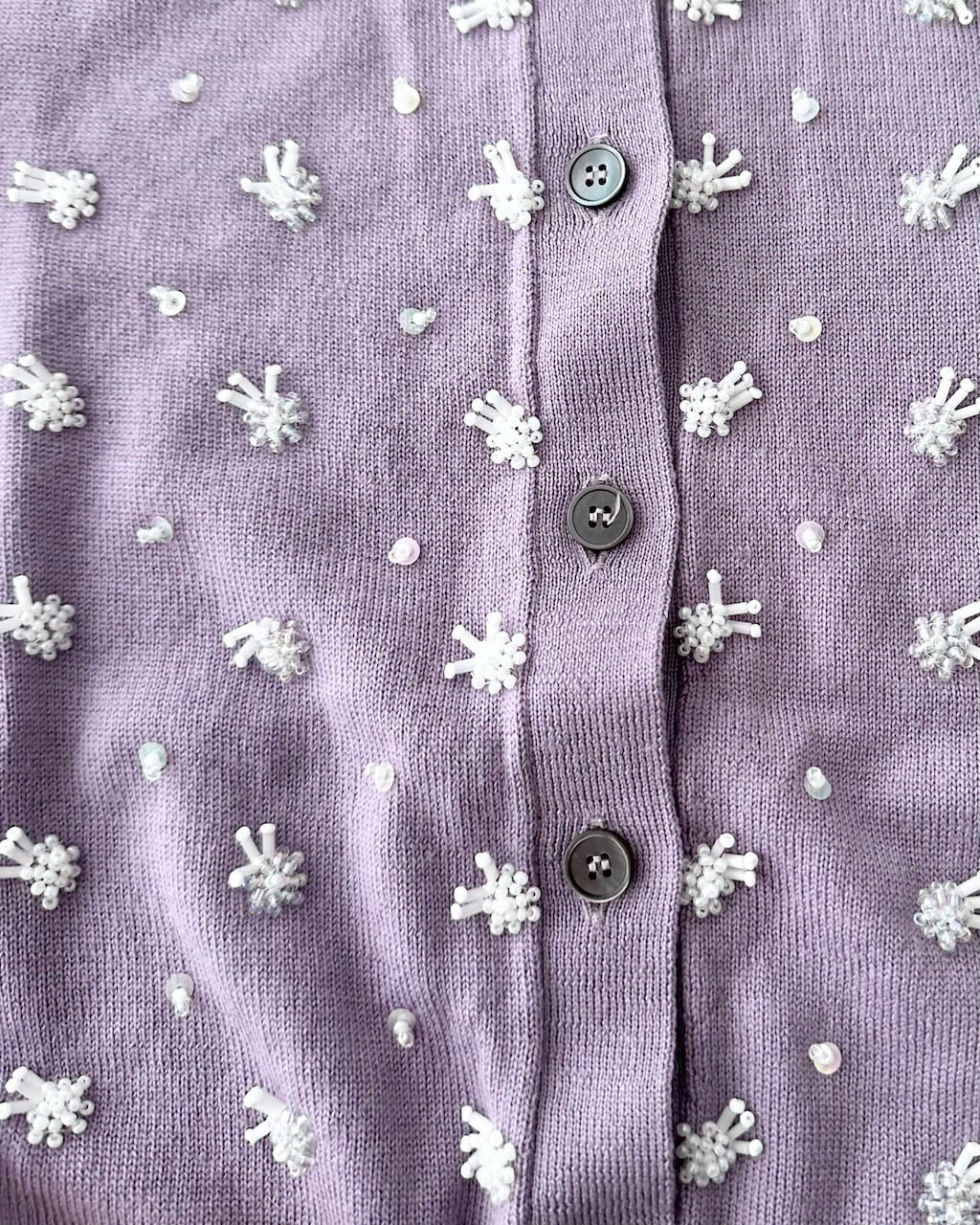 Miu Miu Beaded Wool Knit Sweater