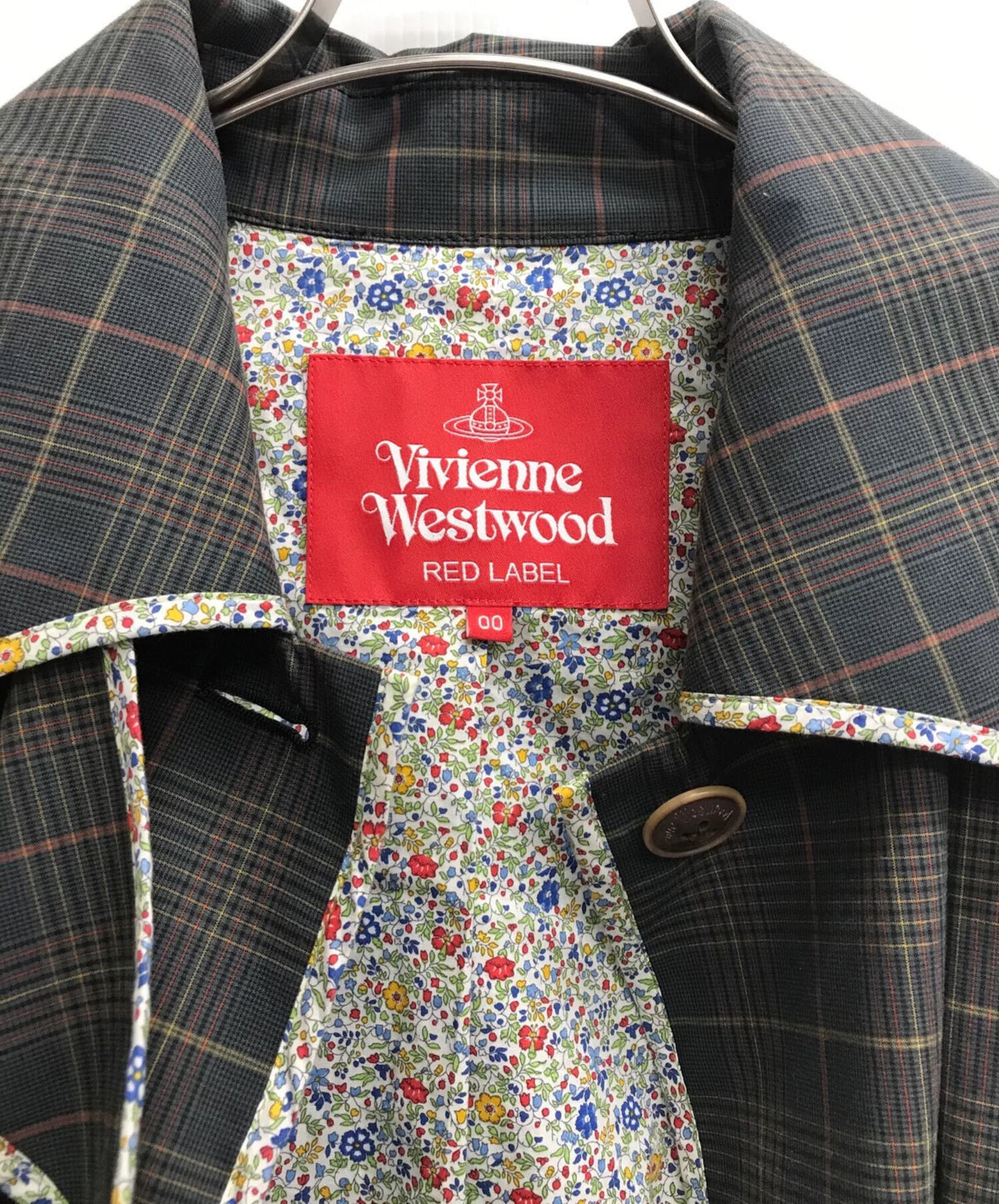 Vivienne Westwood Plaid Tied Coat