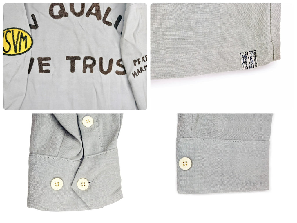 Visvim 24SS Keesey G.s I.q.w.t “peerless” “ Gray Shirt