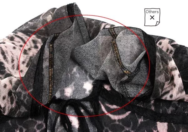 Jean Paul Gaultier Vintage Dark Floral Mesh Cardigan