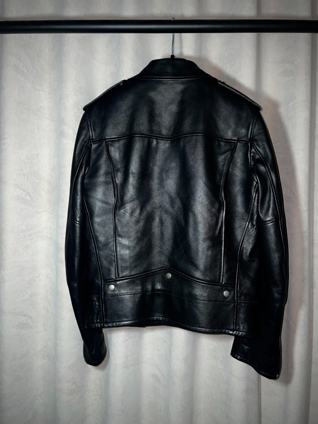 Saint Laurent LO1 SLP2018 Fall/Winter Authentic Lambskin Motorcycle Jacket