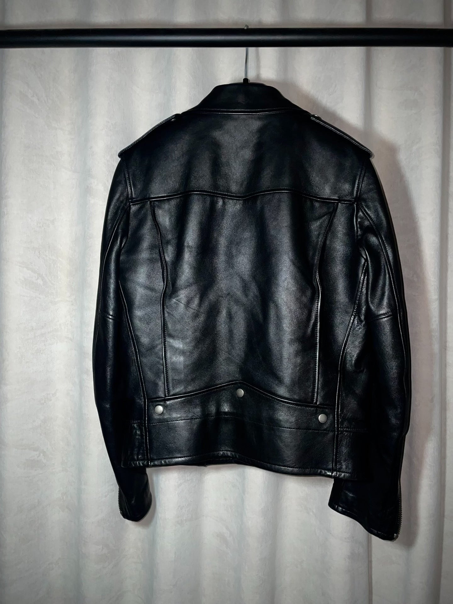 Saint Laurent LO1 SLP2018 Fall/Winter Authentic Lambskin Motorcycle Jacket