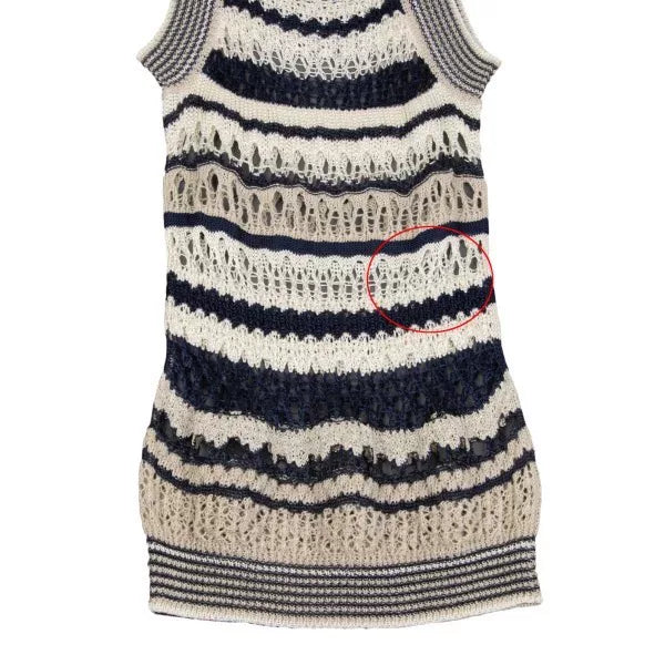 Jean Paul Gaultier Vintage Black White Striped Dress