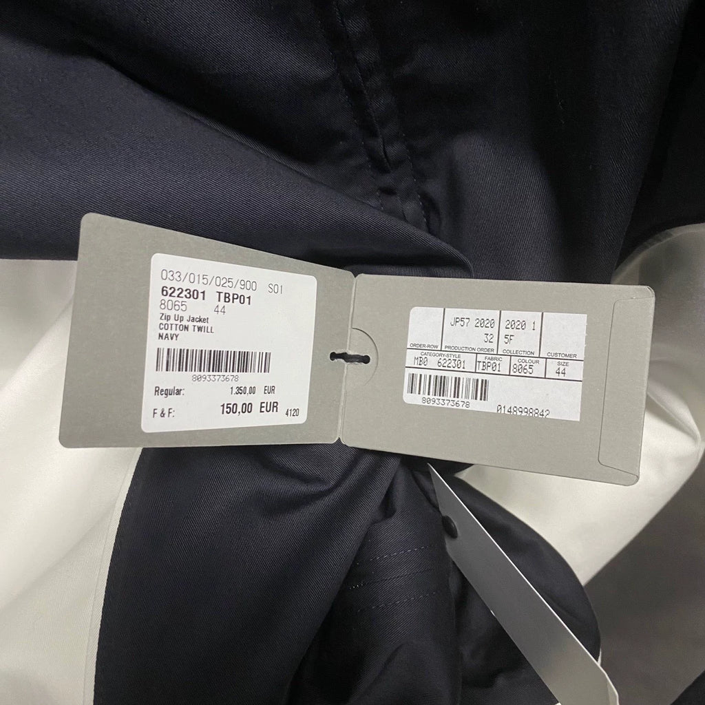 Balenciaga Black White Embroidered Logo Jacket