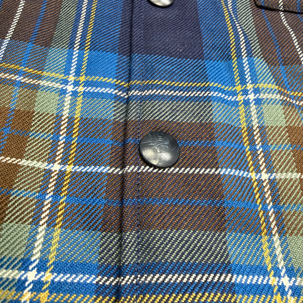 Prada Plaid Wool Cotton Coat
