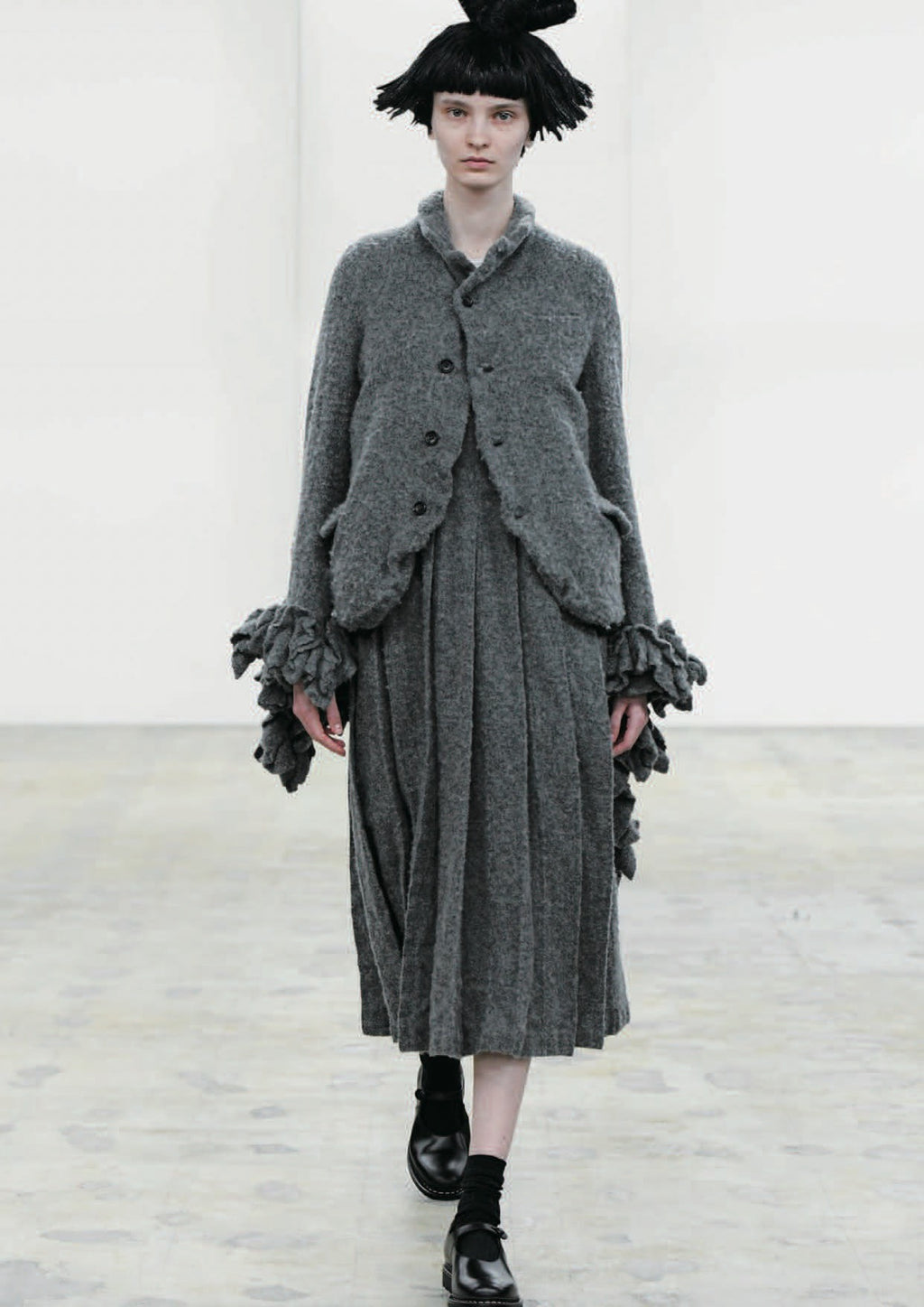 Comme Des Garcons 24AW Wool Pleated Skirt - Devines
