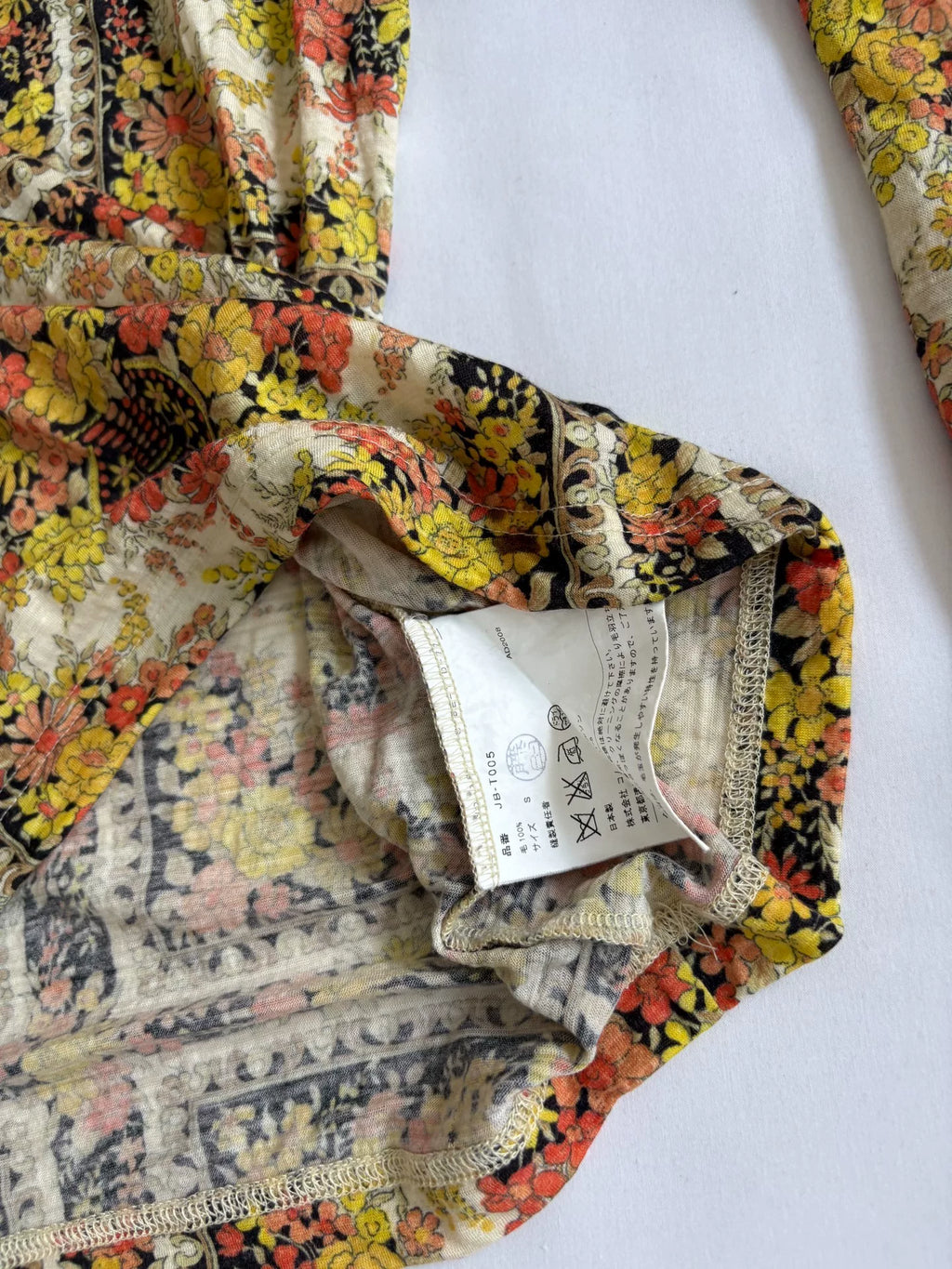Junya Watanabe Asymmetric Deconstructed Panel All-Over Print Vintage Top