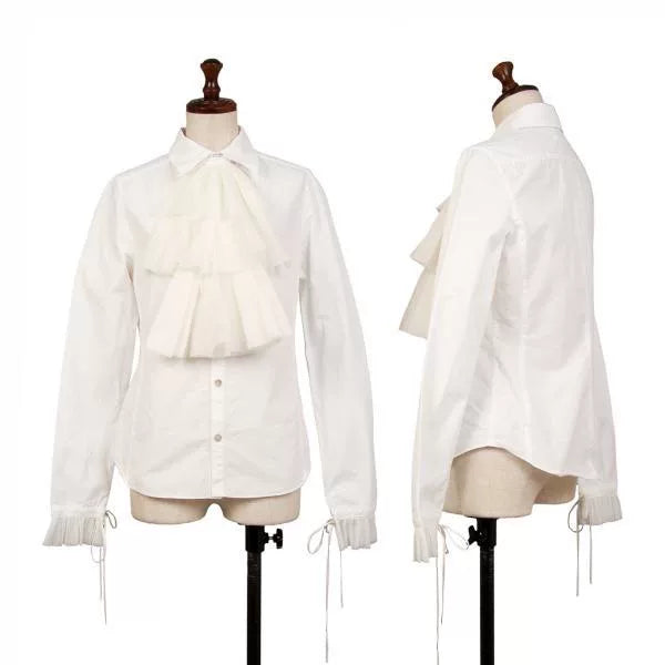 Jean Paul Gaultier Vintage White Pleated Shirt