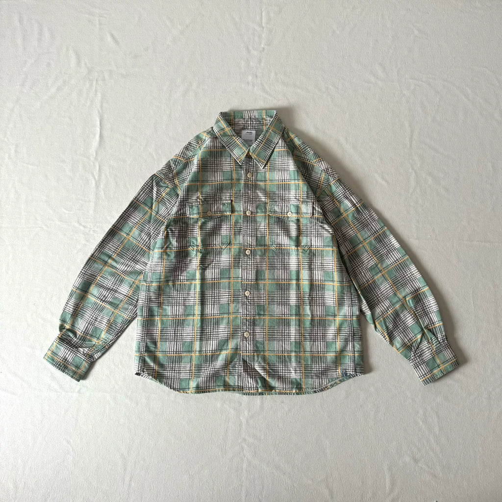 VISVIM 24aw PIONEER CHECK L/S Plaid Shirt