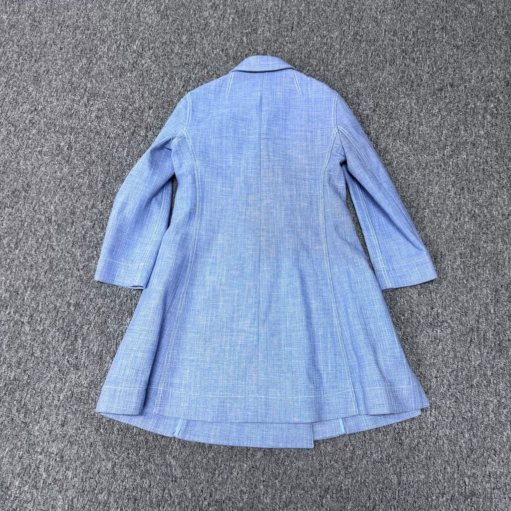 Dior Jacket Runway Pocket Double-Breasted Denim Coat