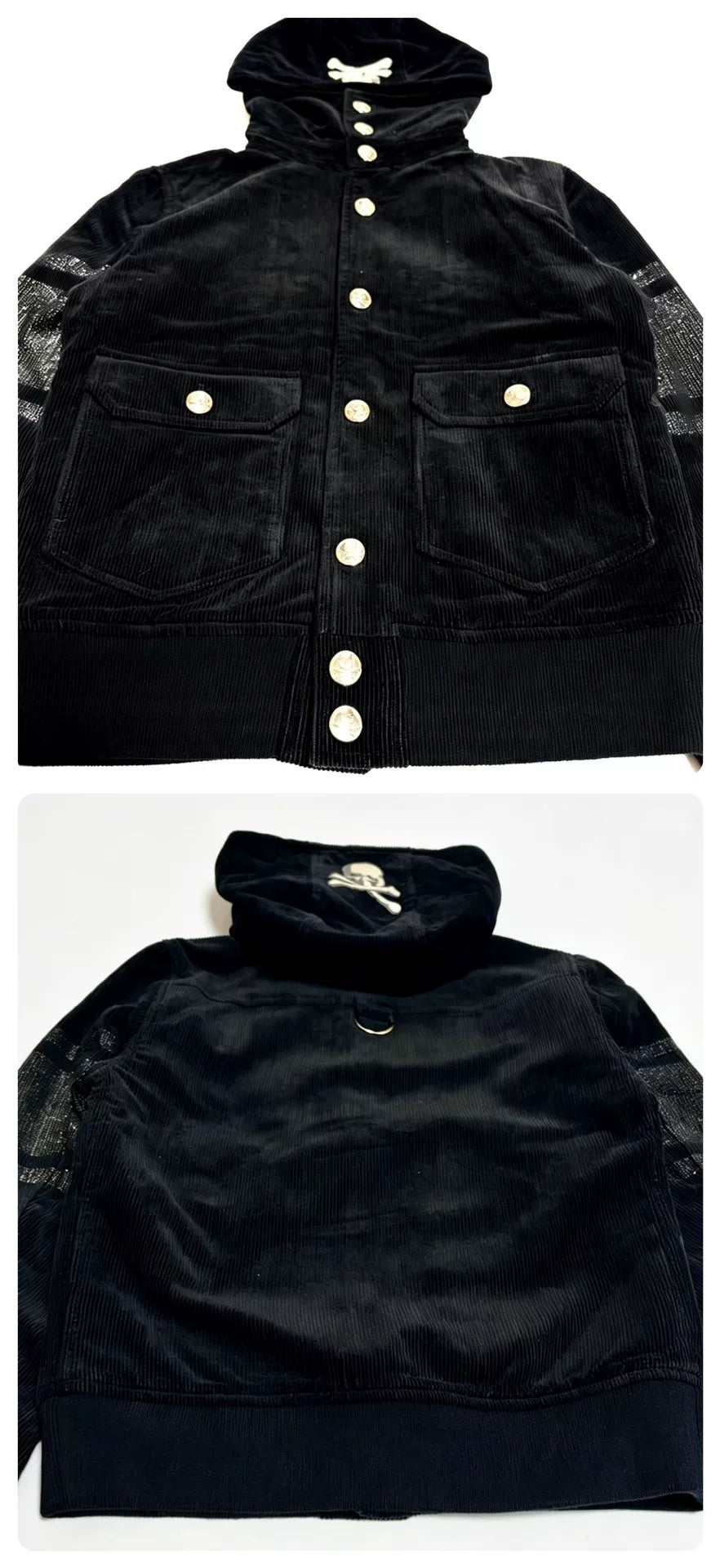 mastermind Japan AW10 Silver Corduroy Jacket