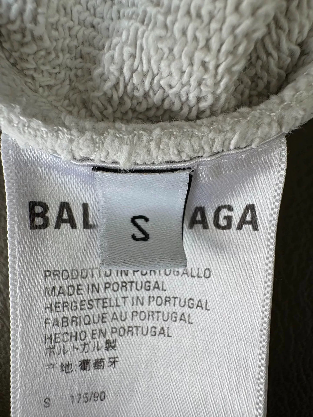 Balenciaga Off-White Cola Embroidered Cotton Shorts