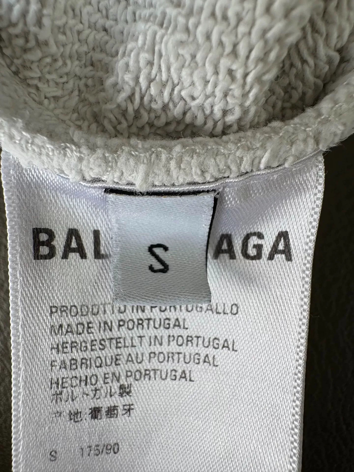 Balenciaga Off-White Cola Embroidered Cotton Shorts