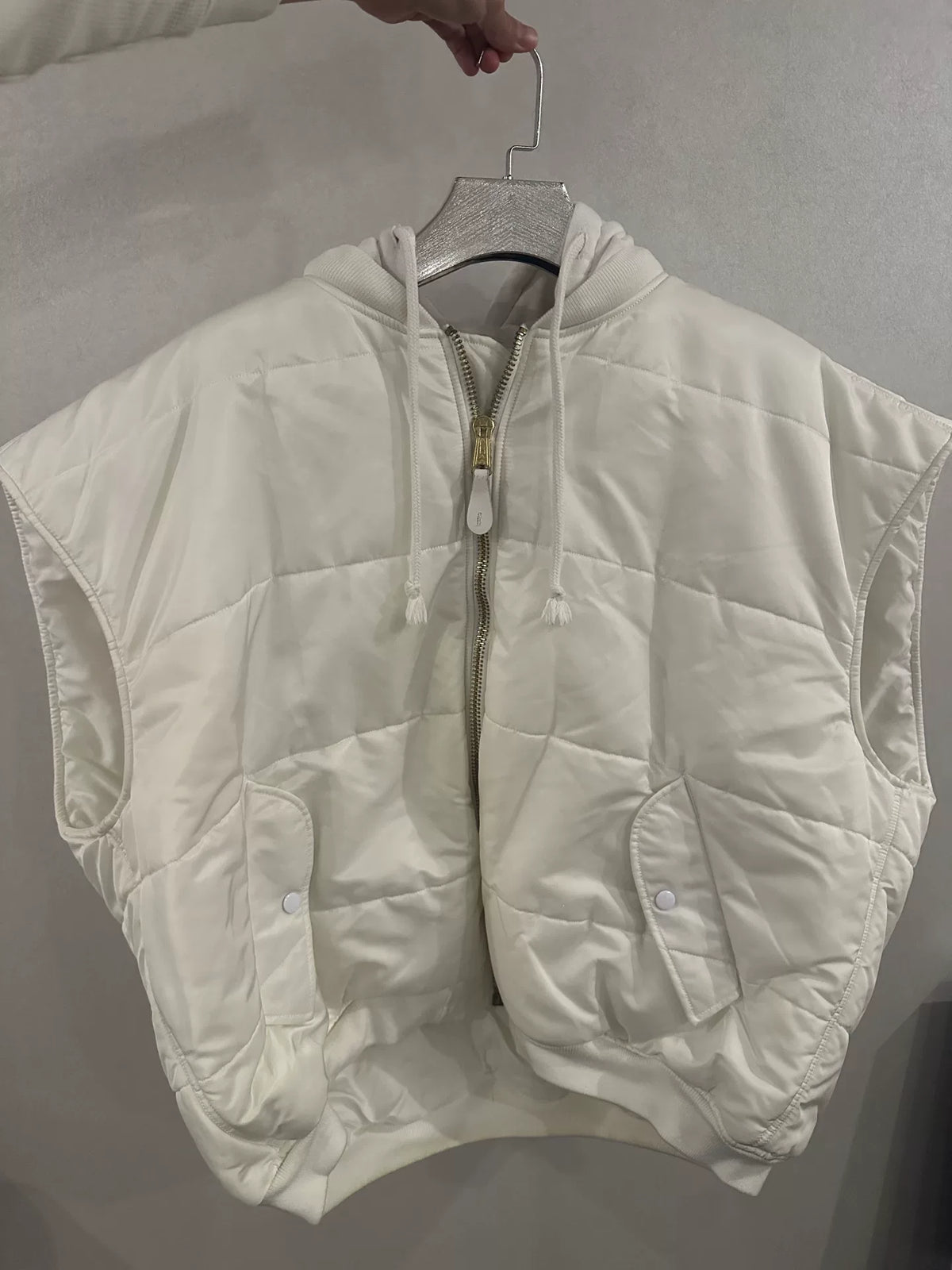 Vetements White Reversible Down Vest