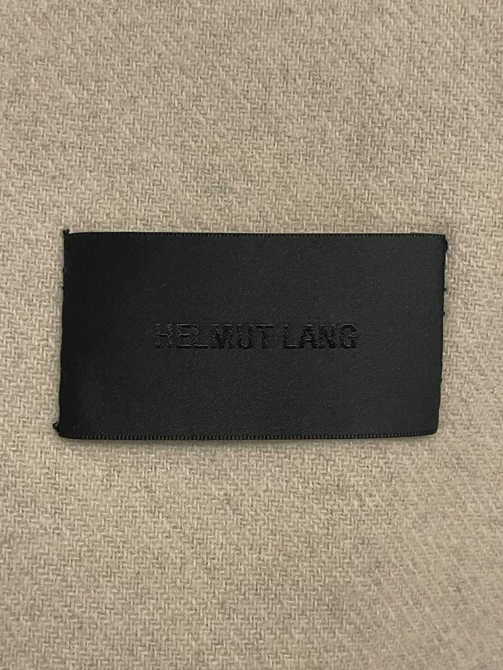 Helmut Lang Wool Academic Wool Coat