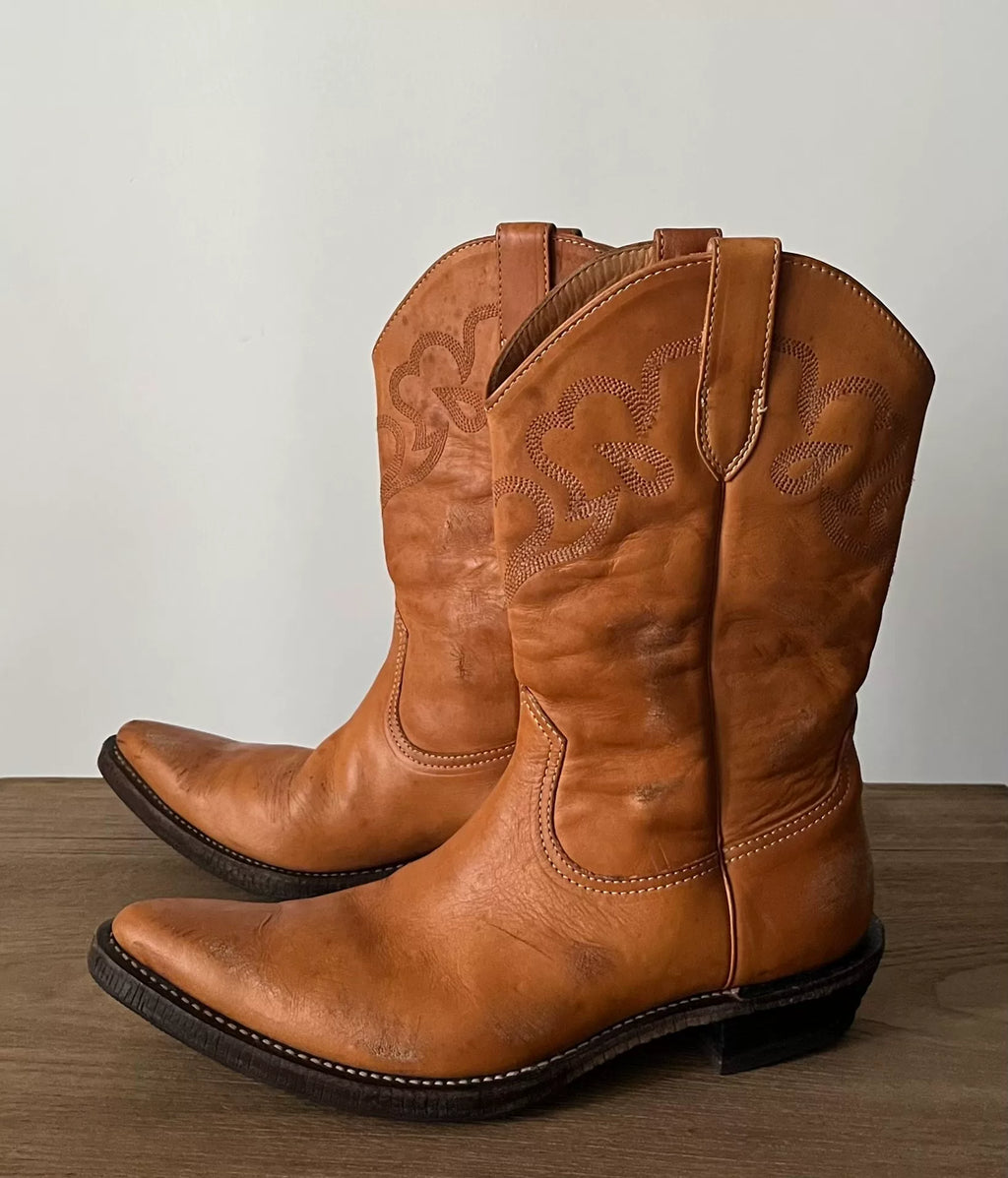 Number (n)ine 03AW Leather Boots