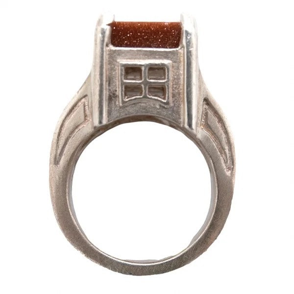 Jean Paul Gaultier Silver Square Seal Ring