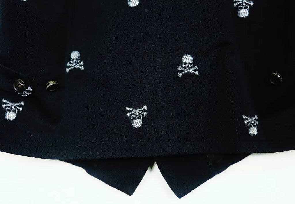 Mastermind Japan Rhinestone Skull Mainline Embroidered Vest