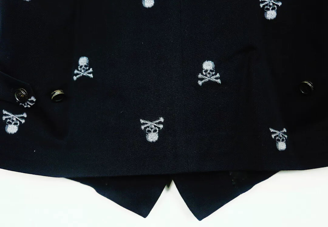 Mastermind Japan Rhinestone Skull Mainline Embroidered Vest