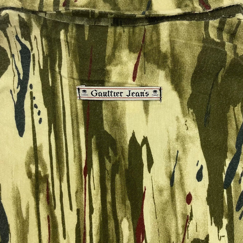 1996 Jean Paul Gaultier Blood-Dripping Stretch Shirt and Skirt Set