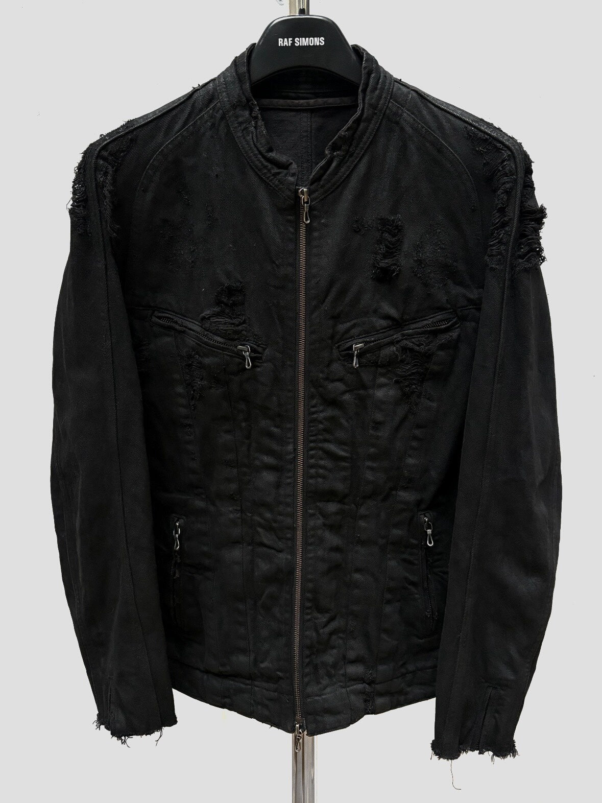 Julius7 FW09 Distressed Denim Jacket