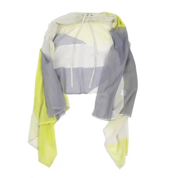 Issey Miyake Vintage Grey Geometric Cardigan