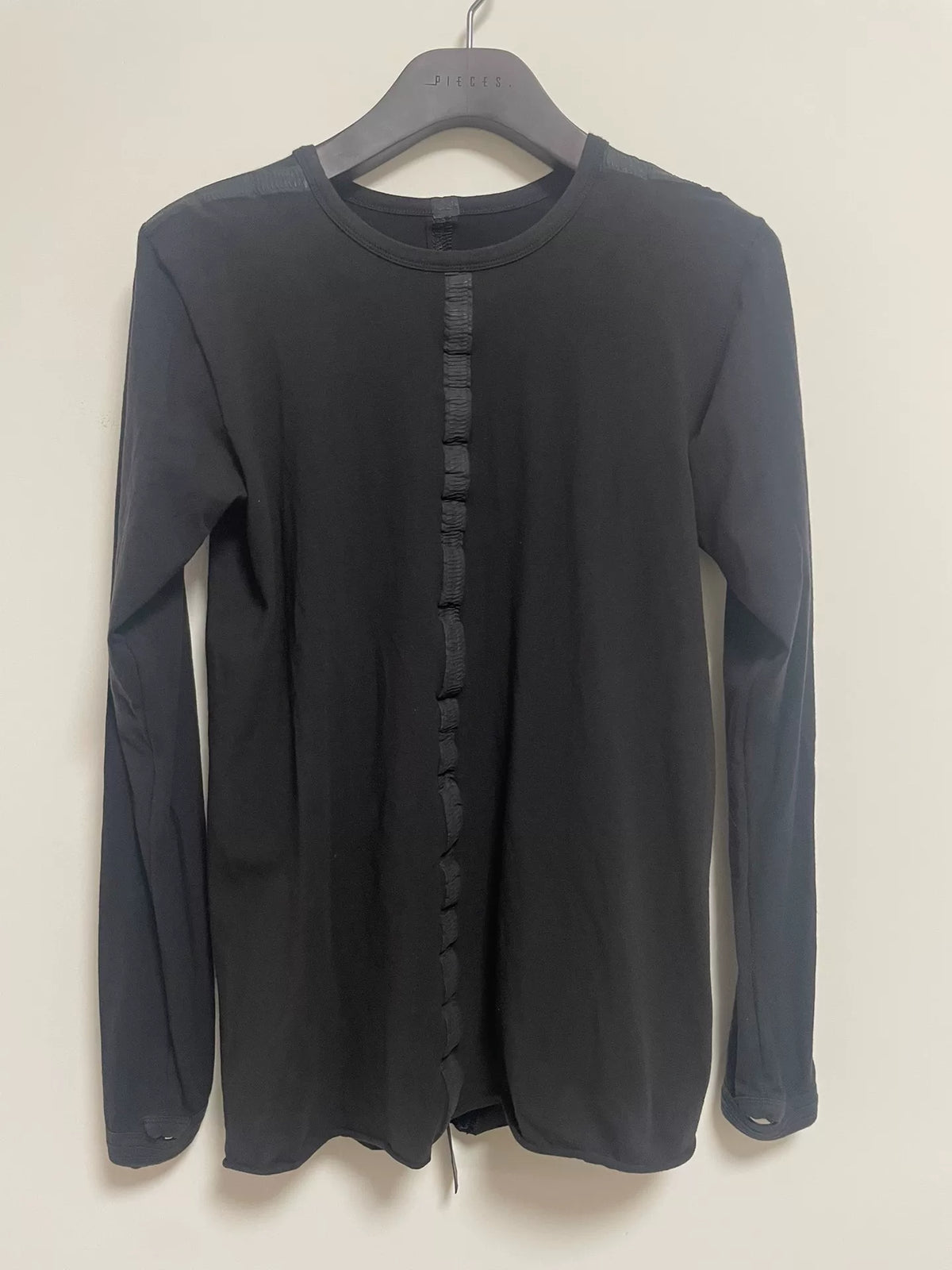 Isaac Sellam Scar Stitch Cotton Long Sleeve Shirt