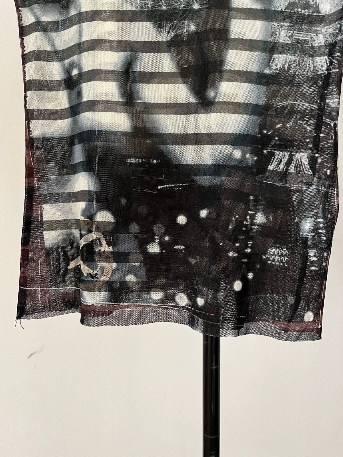 Jean Paul Gaultier Mesh Portrait Top