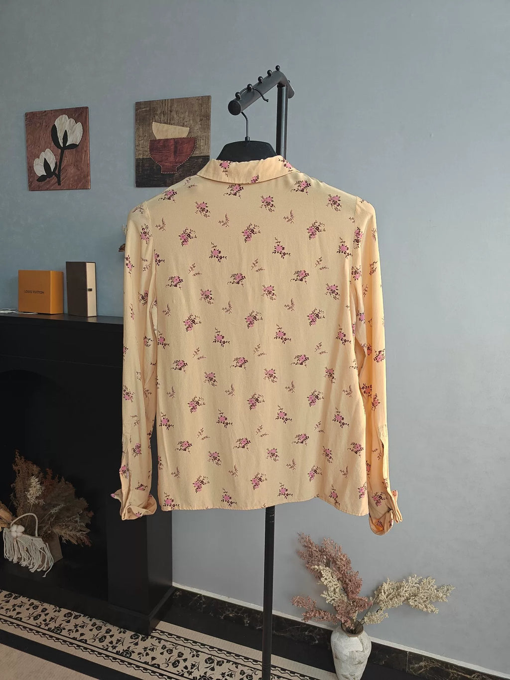 Miu Miu Floral Chiffon Shirt