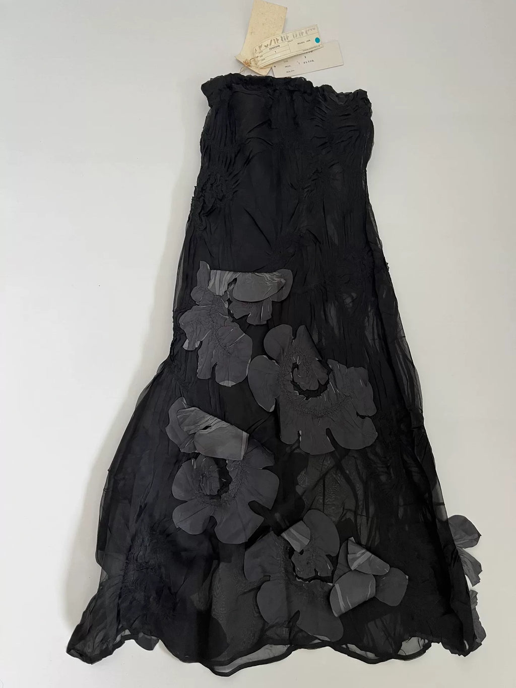 YOSHIKI HISHINUMA Black Floral Skirt