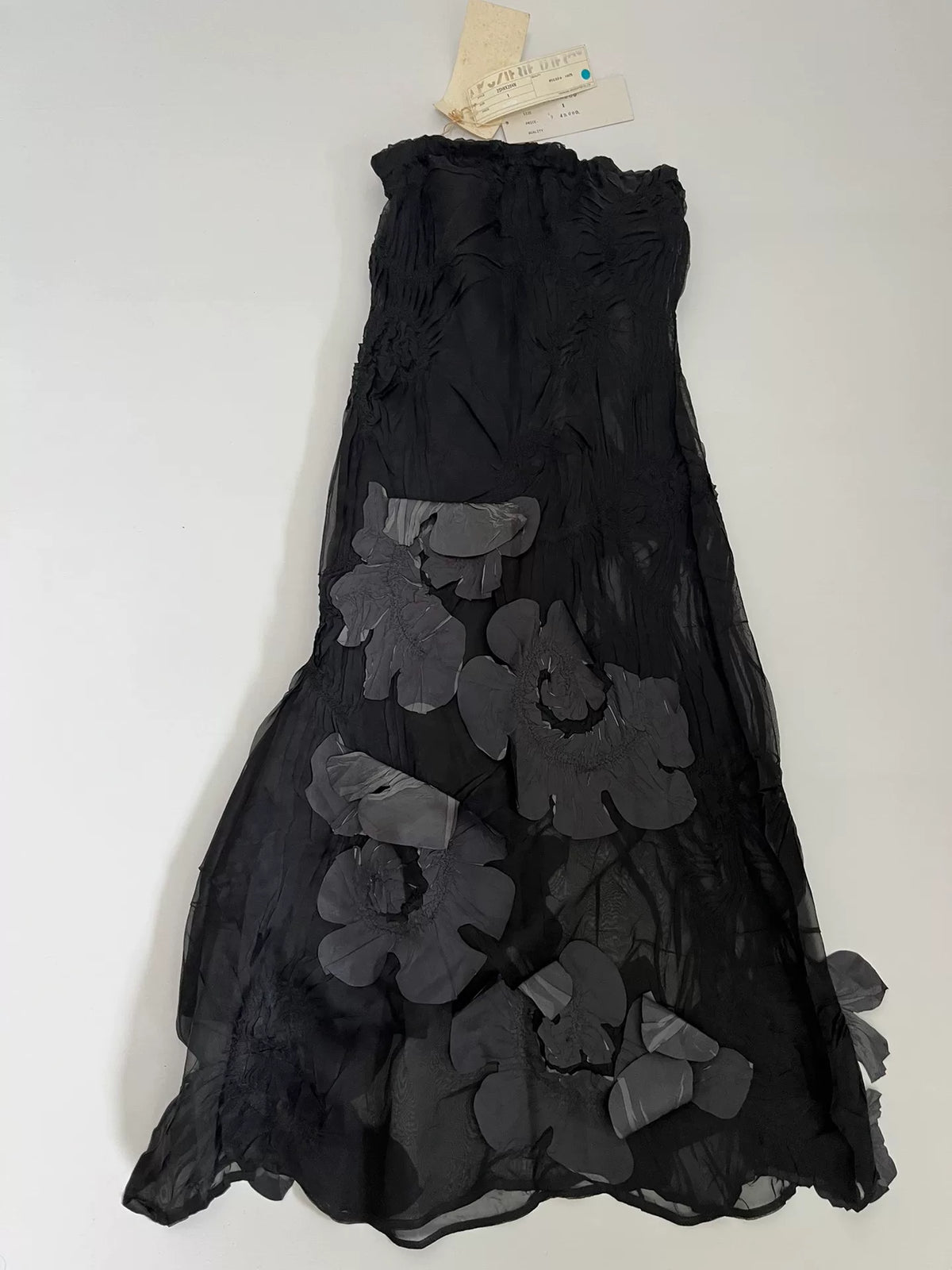 YOSHIKI HISHINUMA Black Floral Skirt